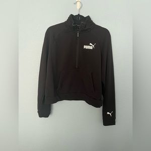 Puma Ladies’ Half Zip Cropped Pullover Sweater